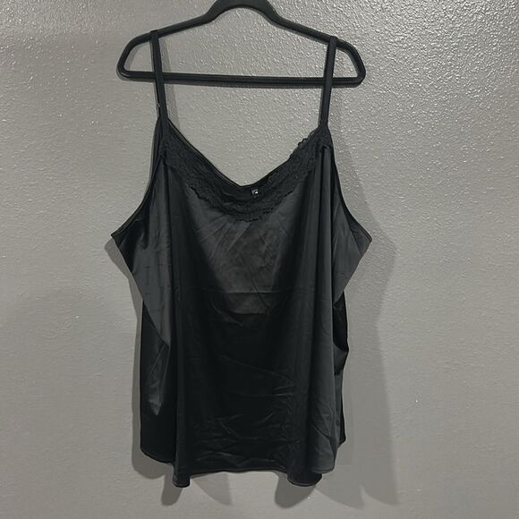 Torrid Dream Satin Lace Trim Sleeveless Sleep Cami Black 5X NWT - Picture 5 of 8